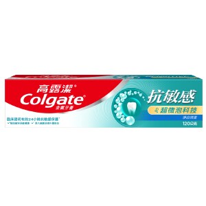 高露潔抗敏感牙膏 - 超微泡科技-專業美白